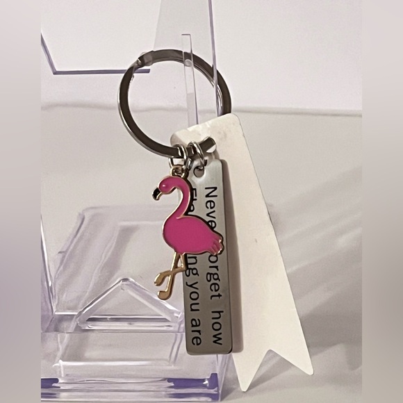 Pink Flamingo Keychain - Picture 3 of 12